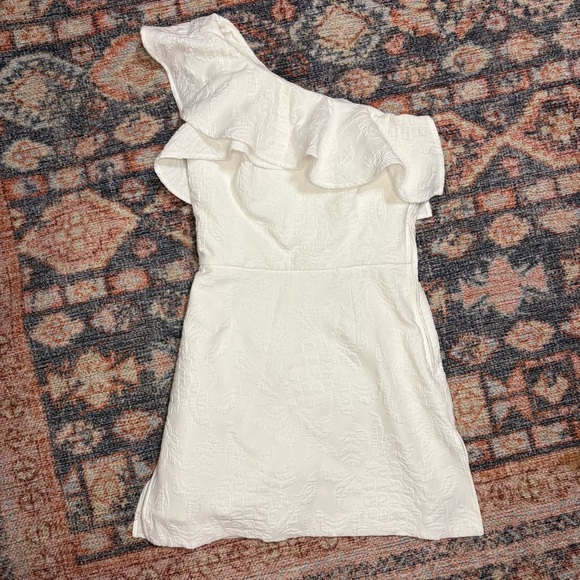 Lilly Pulitzer Pineapple Pucker Jacquard Kipton Romper One Shoulder - Picture 11 of 14